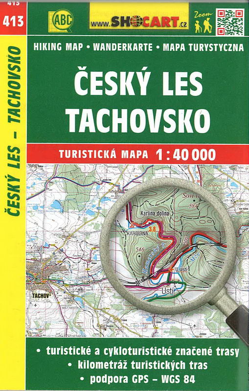 Turistická mapa, Český les, Tachovsko 1:40 000