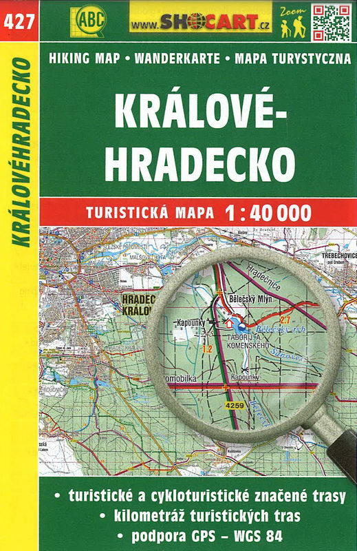 Turistická mapa, Královéhradecko 1:40 000