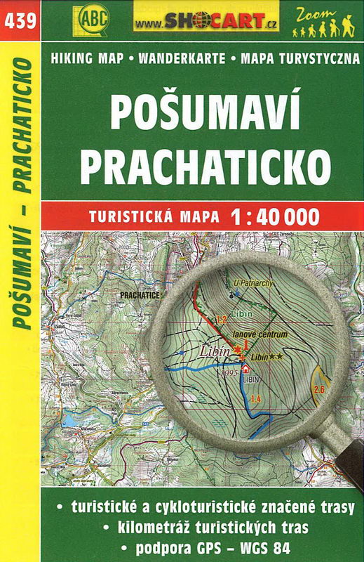 Turistická mapa, Pošumaví, Prachaticko 1:40 000