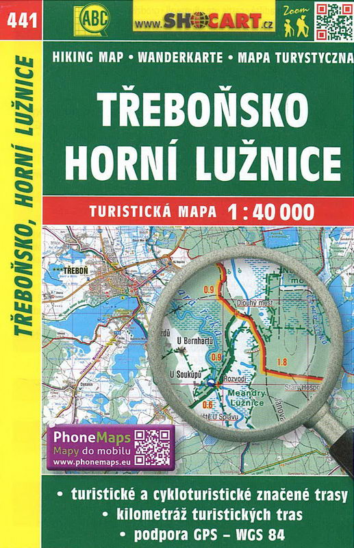 Turistická mapa, Třeboňsko 1:40 000