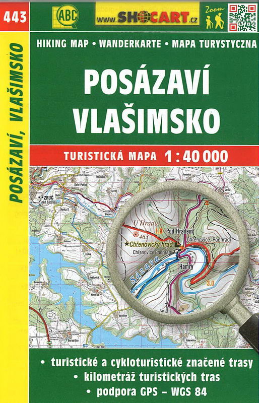 Turistická mapa, Posázaví, Vlašimsko 1:40 000