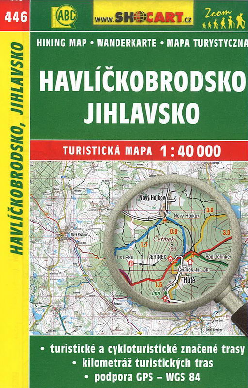 Turistická mapa, Havlíčkobrodsko 1:40 000