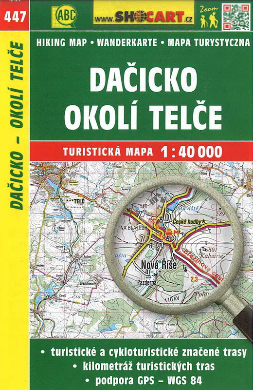 Turistická mapa, Dačicko, okolí Telče 1:40 000