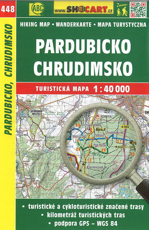 Turistická mapa, Pardubicko, Chrudimsko 1:40 000