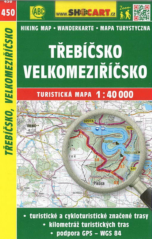 Turistická mapa, Třebíčsko Velkomeziříčsko 1:40 000