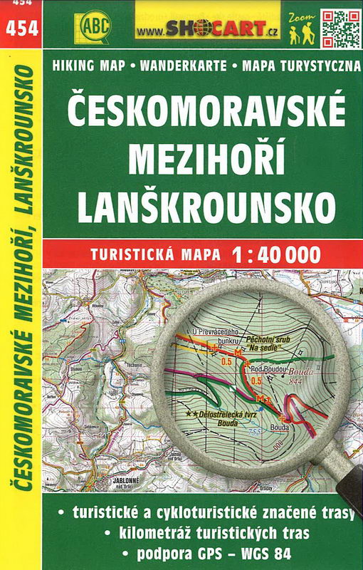 Turistická mapa, Českomoravské mezihoří 1:40 000
