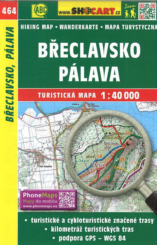 Turistická mapa, Břeclavsko Pálava 1:40 000