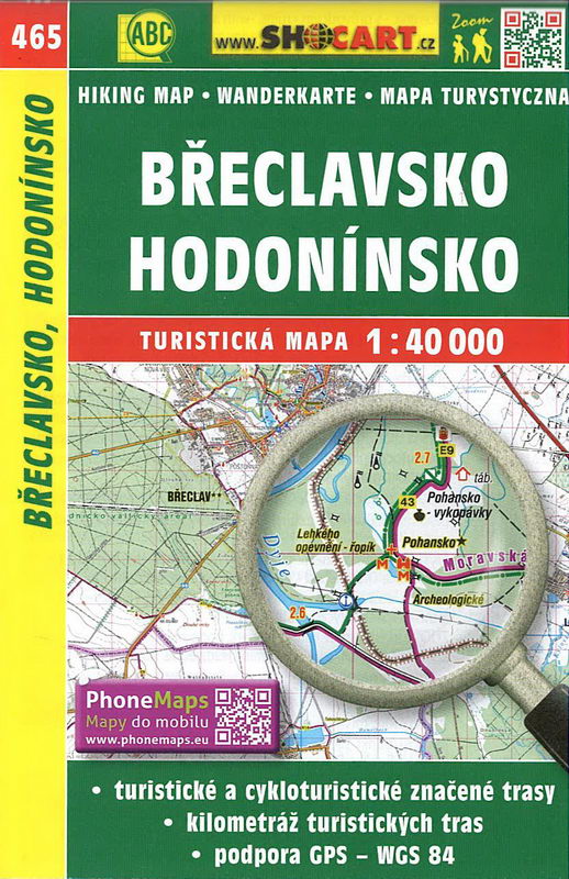 Turistická mapa, Břeclavsko, Hodonínsko 1:40 000