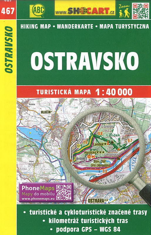 Turistická mapa, Ostravsko 1:40 000