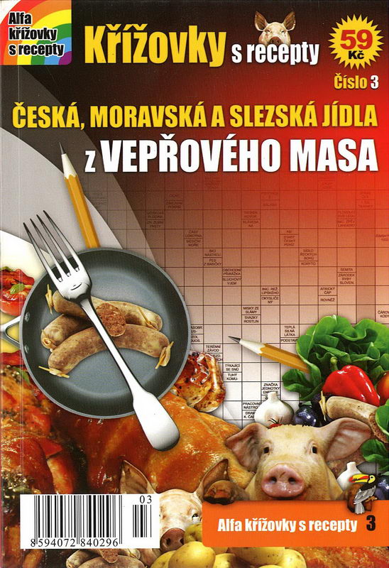 Alfa křížovky s recepty3 - Česká, moravská a slezská jídla z vepřového masa