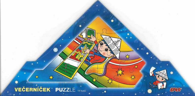 Puzzle - Večerníček, v křesle - 14 dílků