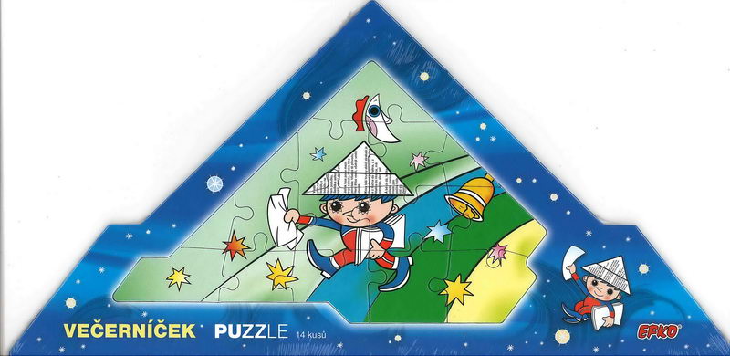 Puzzle - Večerníček, zvoneček - 14 dílků