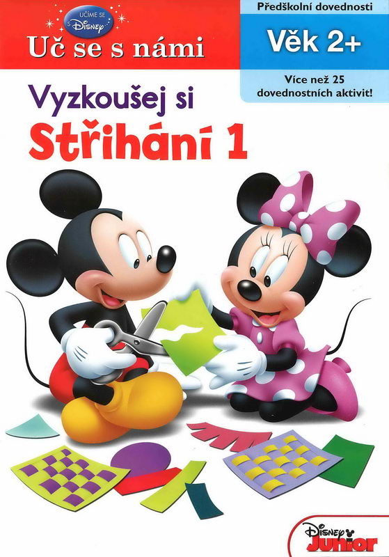 Disney Walt School Skills Vyzkoušej si stříhání 1 Uč se s námi