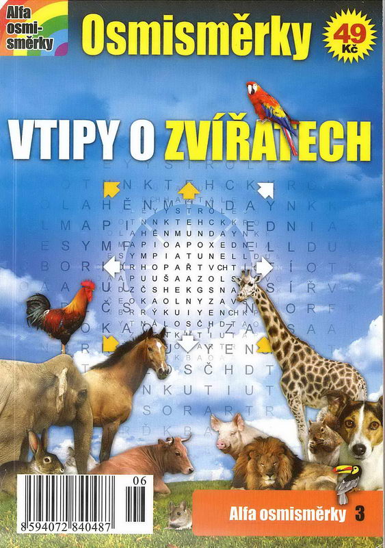 Alfa osmisměrky 3 - vtipy o zvířatech