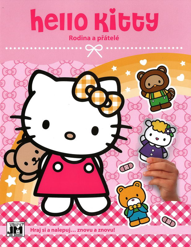 Hello Kitty - Rodina a přátelé - samolepková kniha