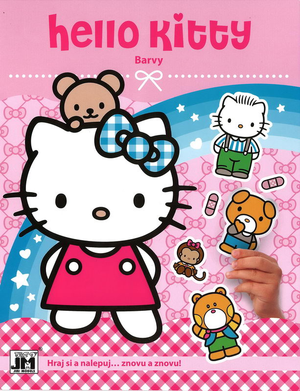 Hello Kitty - Barvy - samolepková kniha