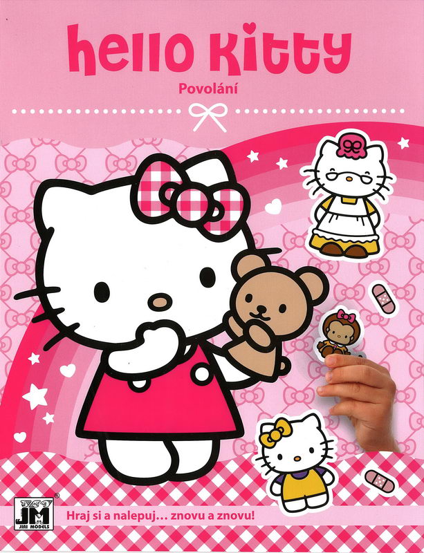 Hello Kitty - Povolání - samolepková kniha
