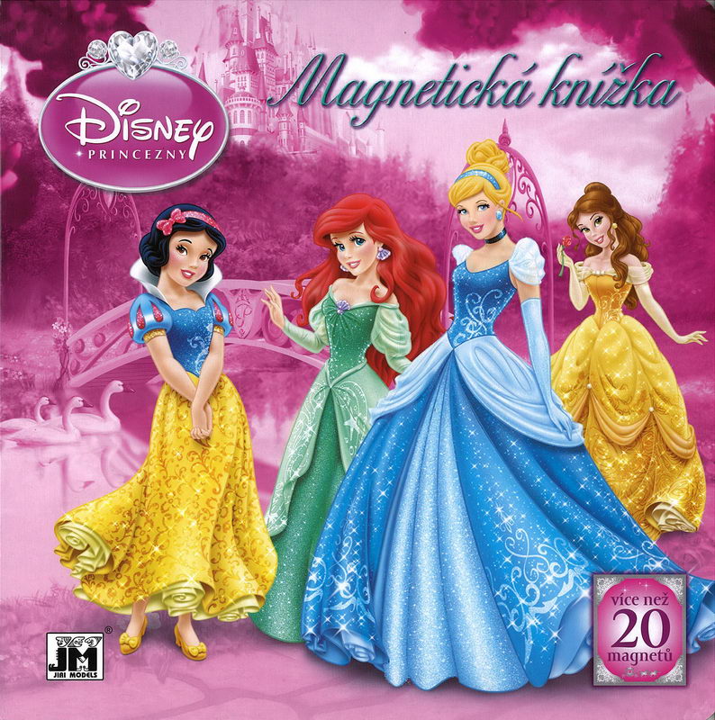 Princezny - Magnetická knížka