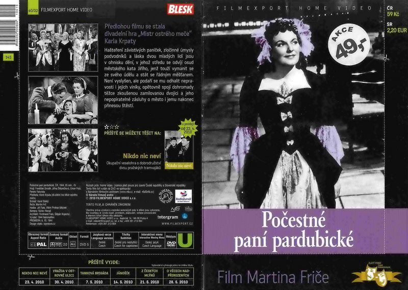 Počestné paní pardubické DVD
