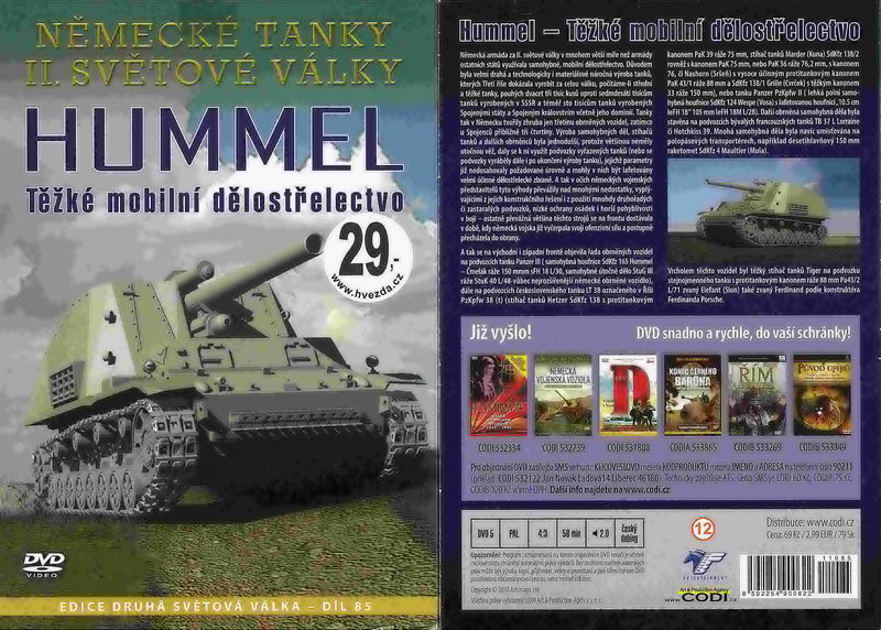 Německé tanky II. světové války - Hummel DVD
