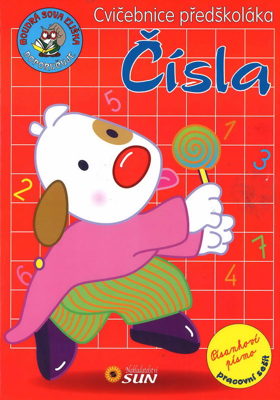 Čísla cvičebnice předškoláka