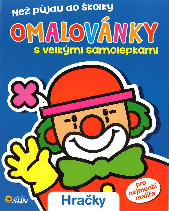 Omalovánky s velkými samolepkami - Hračky