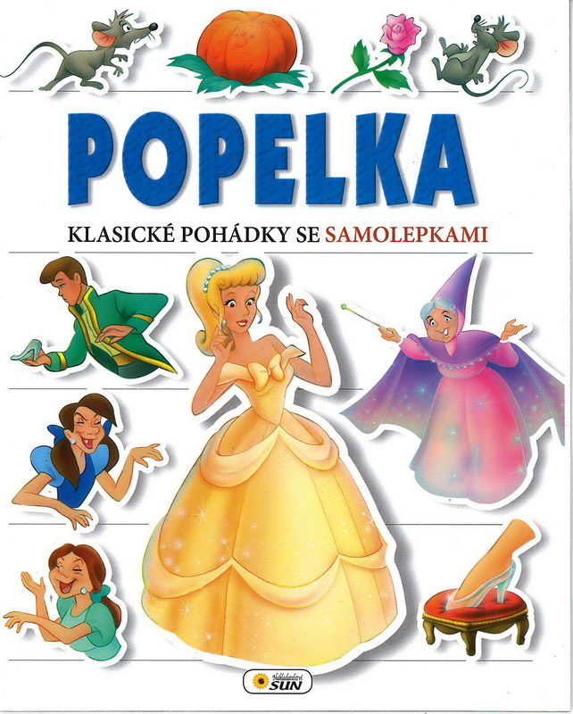 Popelka - klasické pohádky se samolepkami