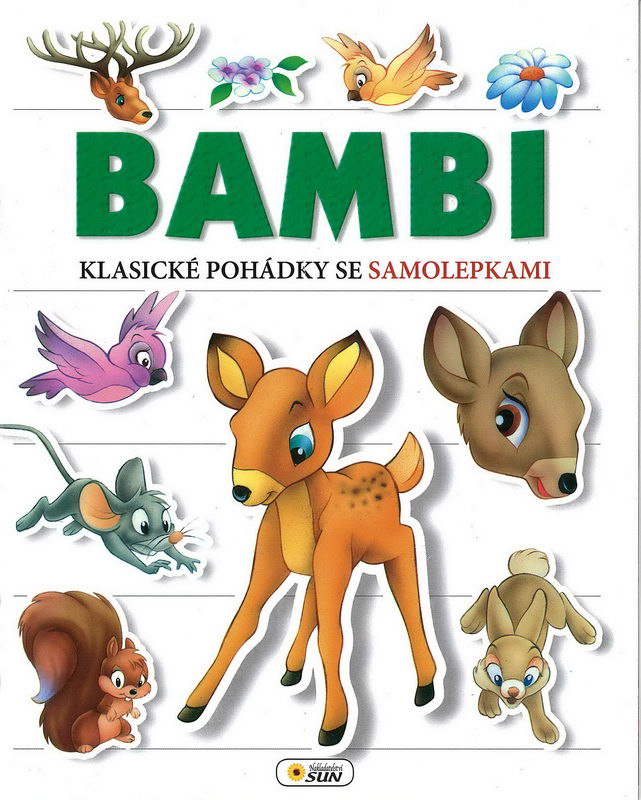 Bambi - klasické pohádky se samolepkami