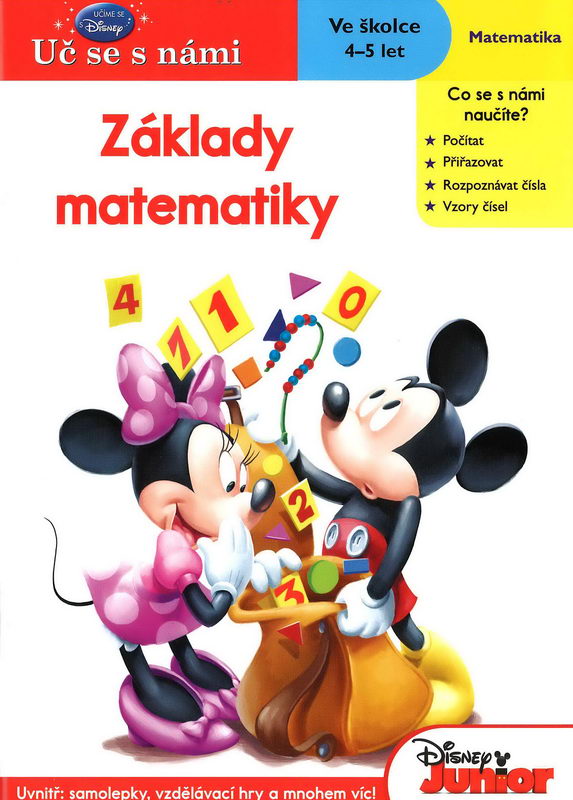 Disney Walt School Skills Základy matematiky Uč se s námi