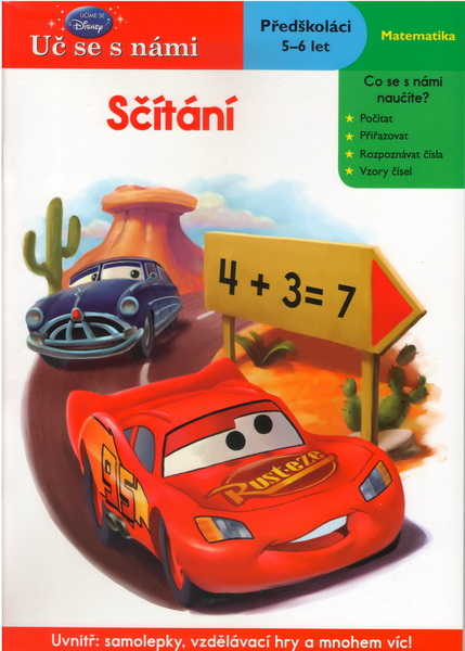 Disney Walt School Skills Sčítání Uč se s námi