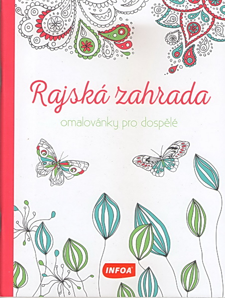 Antistresová omalovánka Rajská zahrada