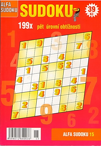 Sudoku 199x pět úrovní