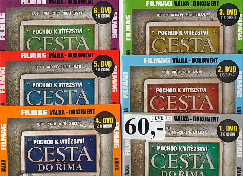 Cesta do Říma 1.-3. díl - DVD