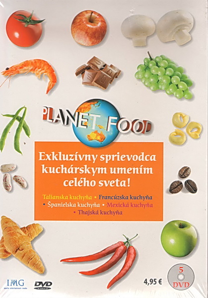 PLANET FOOD kolekce 5x DVD