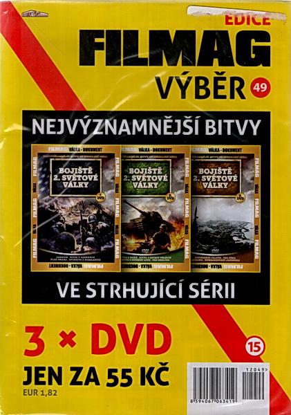 Bojiště 2. světové války 7.-9. díl DVD