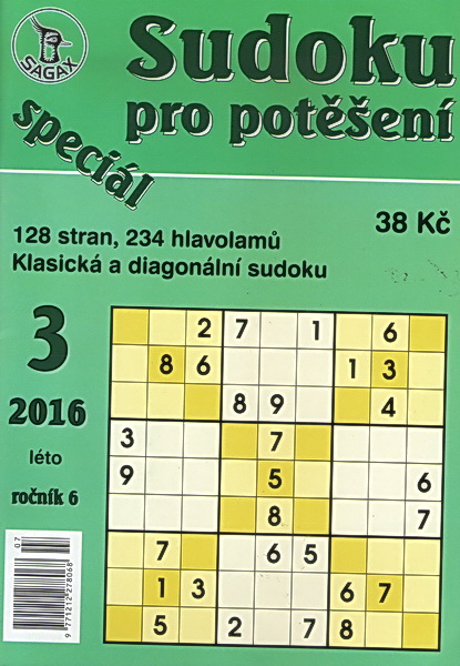 Sudoku pro potěšení 2016/03 ročník 6