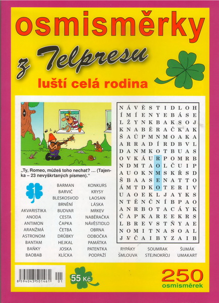 Osmisměrky z Telpresu luští celá rodina 1/2016