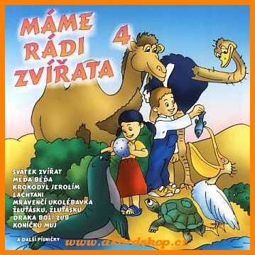 Máme rádi zvířata 4 CD