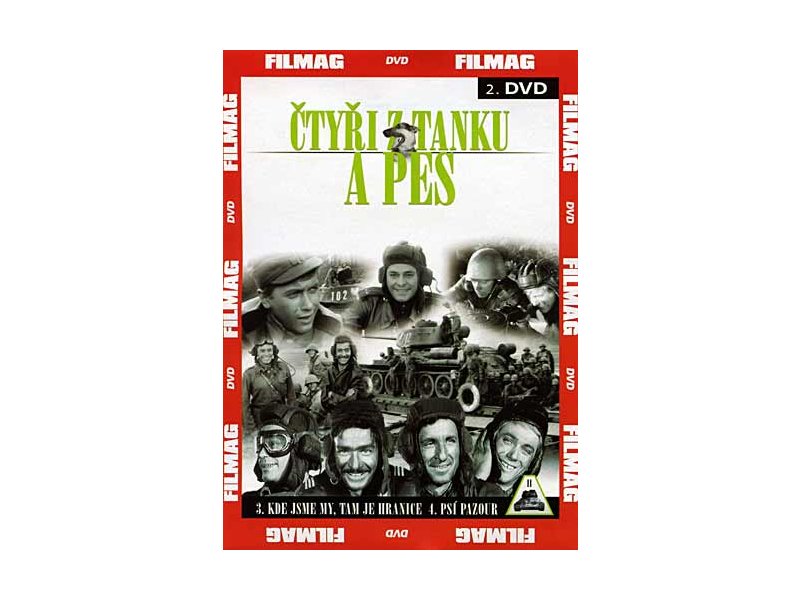 Čtyři z tanku a pes 3. a 4. díl DVD