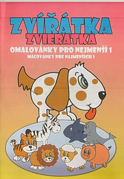 Zvířátka omalovánky