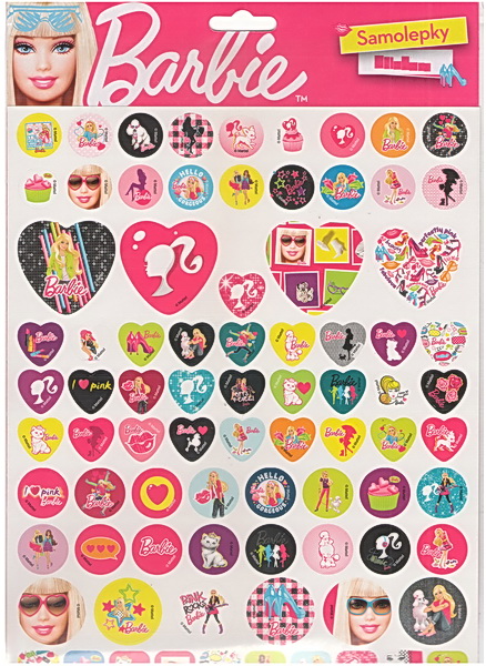 Barbie - samolepky