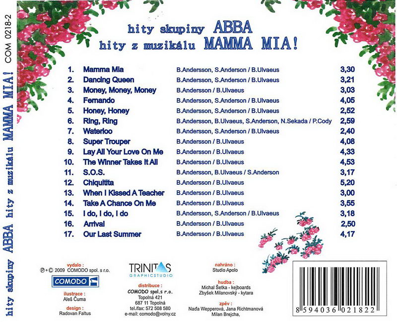 ABBA Mamma Mia! CD cover