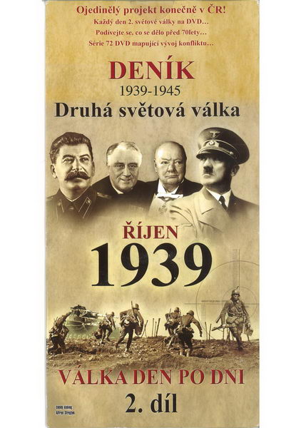 Deník - Druhá světová válka díl 2. - Říjen 1939 DVD