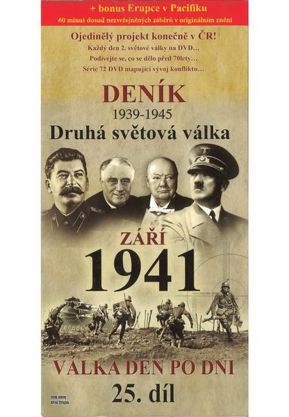 Deník - Druhá světová válka díl 25. - Září 1941 DVD