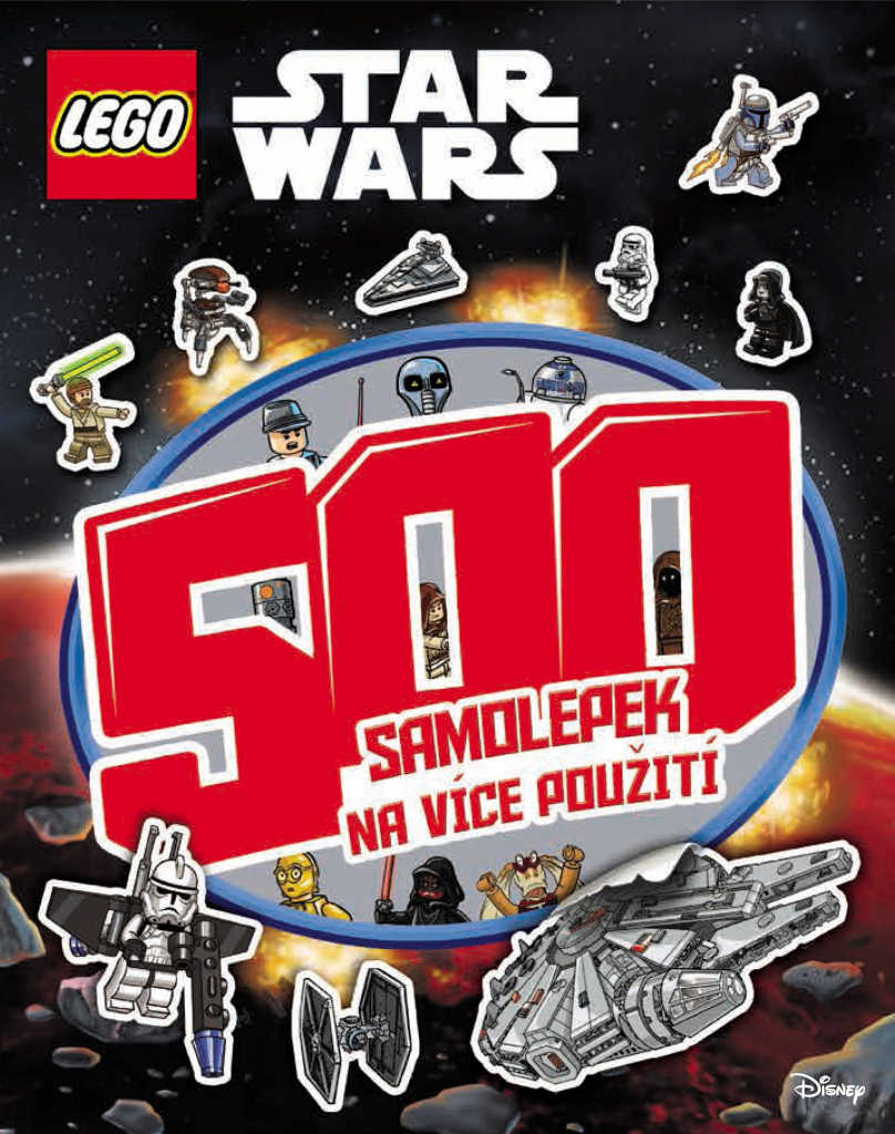 LEGO Star Wars 500 znovupoužitelných samolepek kniha