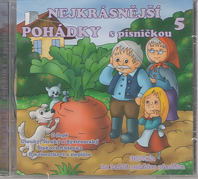 Nejkrásnější pohádky s písničkou 5 CD