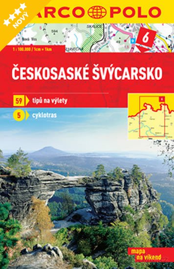 Marco Polo Českosaské Švýcarsko 6 1:100 000 mapa