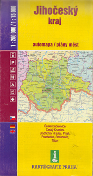 Automapa Jihočeský kraj 1:200 000