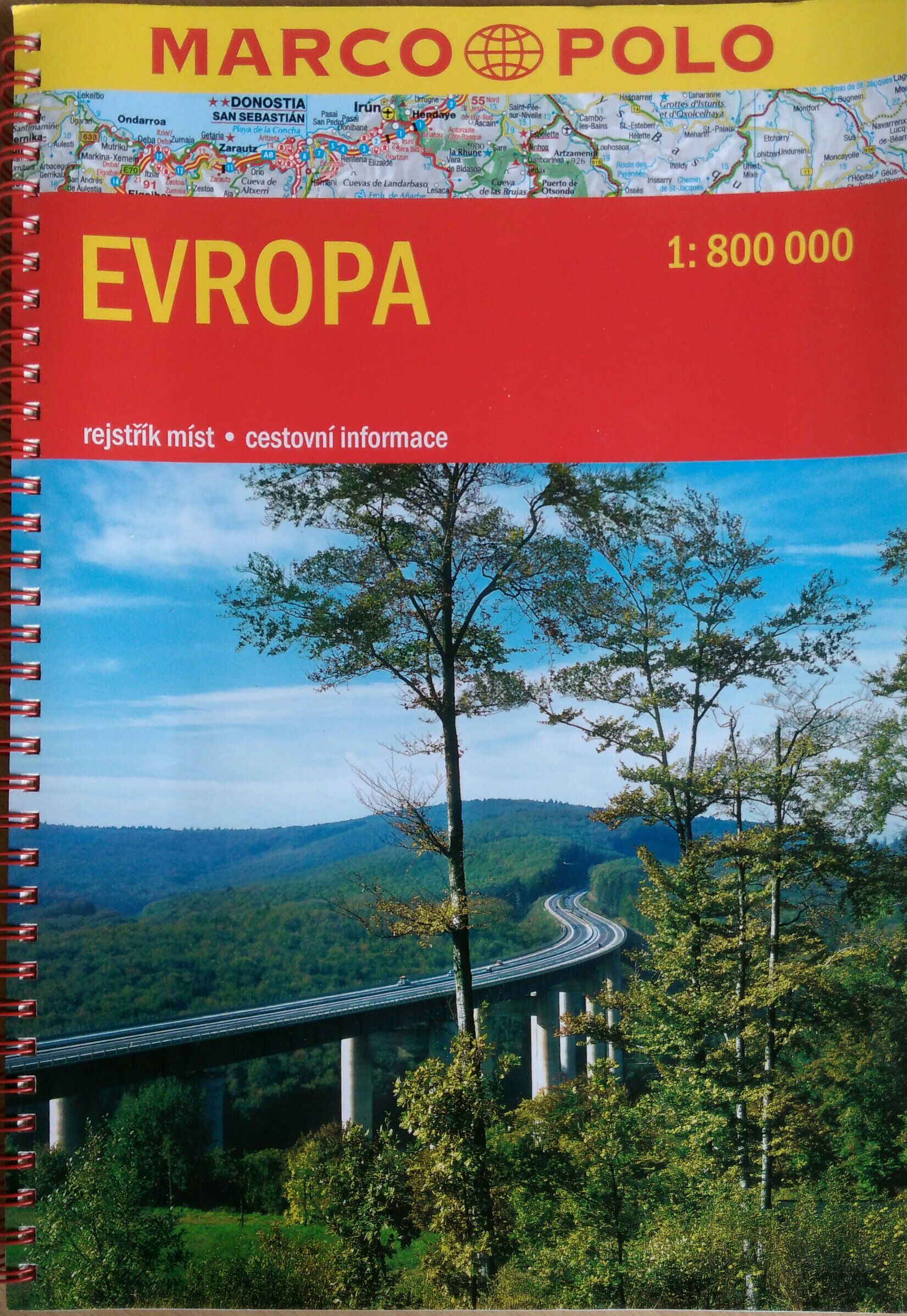 Marco Polo Evropa 1:800 000 mapa