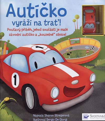 Autíčko vyráží na trať! kniha